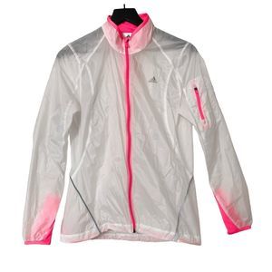 Women’s Adidas Windbreaker Waterproof Jacket Size S EUC